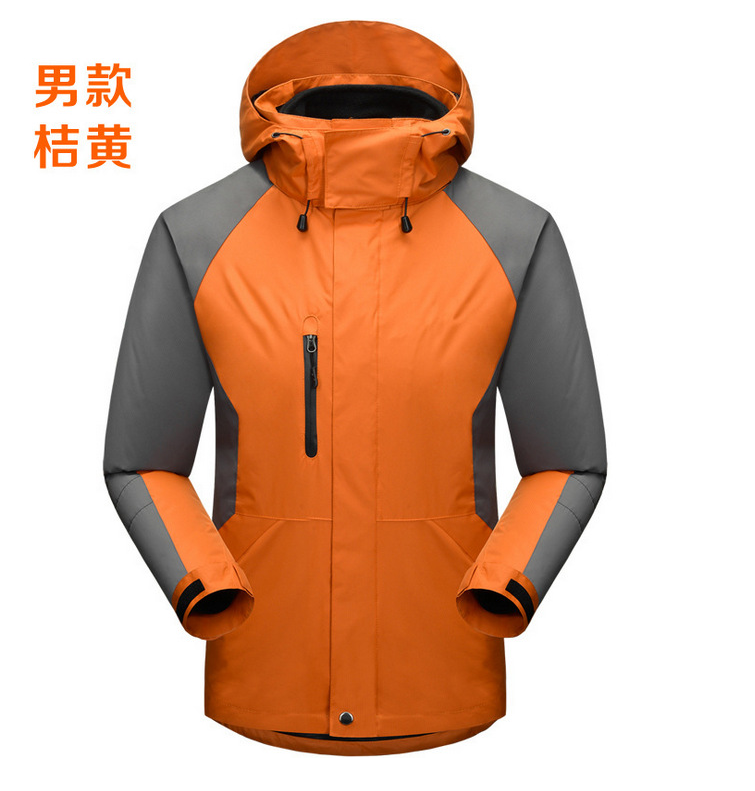 男款抓絨兩件套沖鋒衣定做廠(chǎng)家光版定制